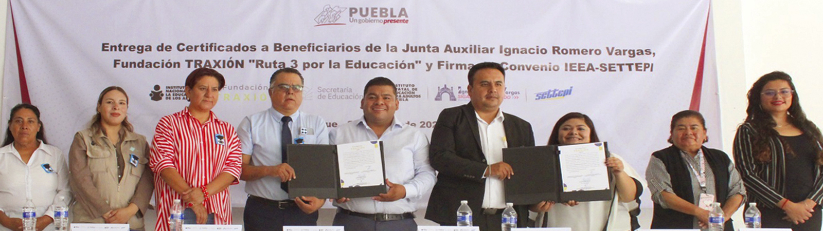 Firma IEEA convenio para continuar acercando servicios de Educación Básica